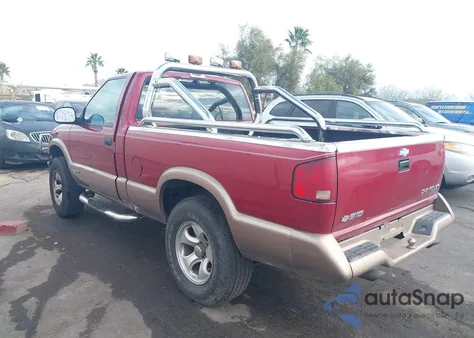 1997 Chevrolet S-10 Fleetside z USA, uszkodzony, nr VIN 1GCCS14X3V8160354